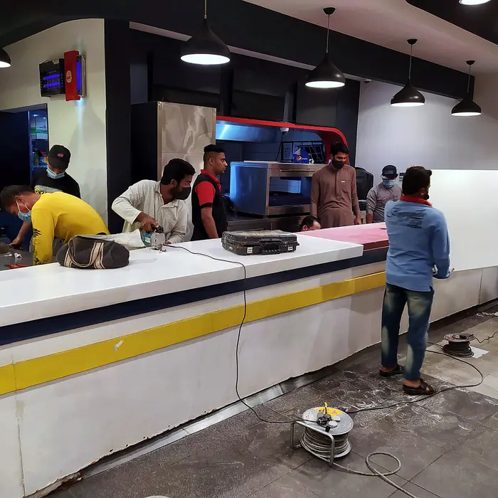 Retail unit fit-out
